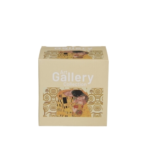 Zaparzacz na stopce THE KISS ECRU inspired by Klimt