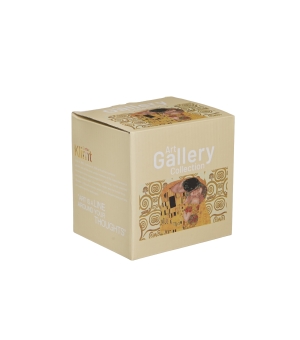 Zaparzacz na stopce THE KISS ECRU inspired by Klimt