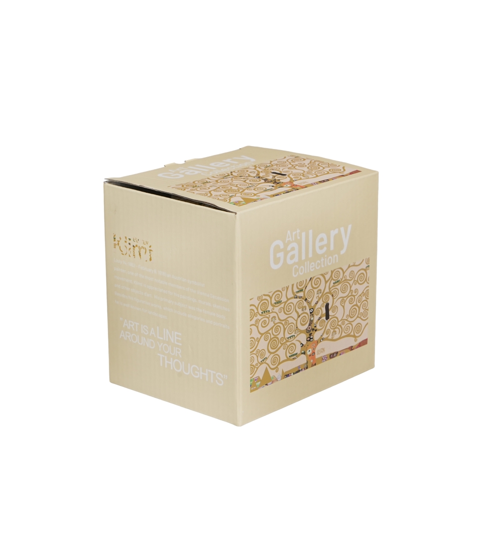 Zaparzacz na stopce TREE OF LIFE ECRU inspired by Klimt