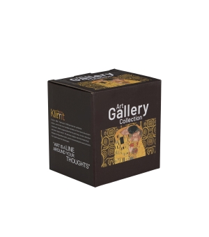 Kubek z zaparzaczem z zawieszką THE KISS BROWN inspired by Klimt