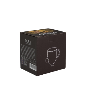 Kubek z zaparzaczem z zawieszką THE KISS BROWN inspired by Klimt