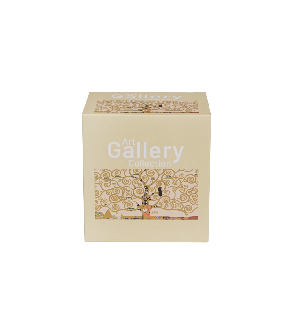 Kubek z zaparzaczem z zawieszką TREE OF LIFE ECRU inspired by Klimt