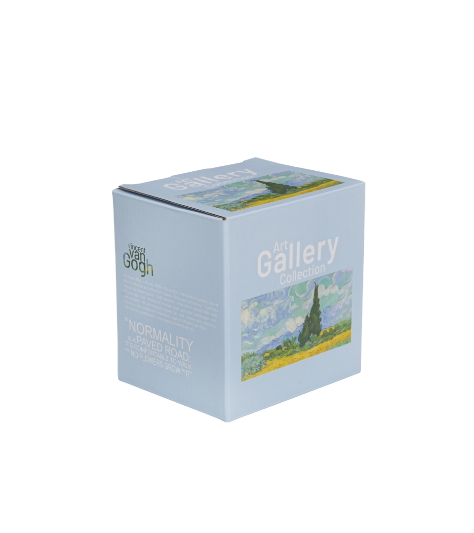 Kubek z zaparzaczem z zawieszką WHEAT FIELD inspired by Van Gogh