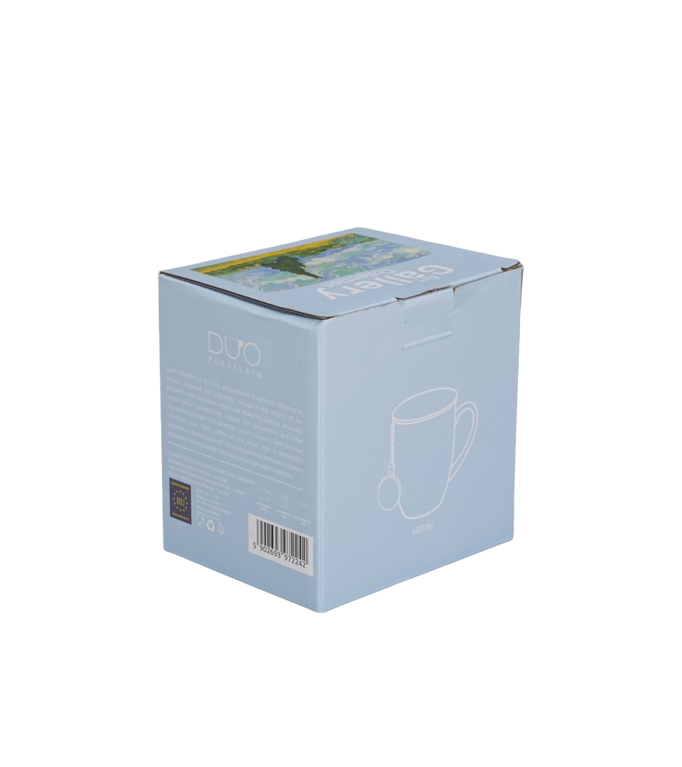 Kubek z zaparzaczem z zawieszką WHEAT FIELD inspired by Van Gogh