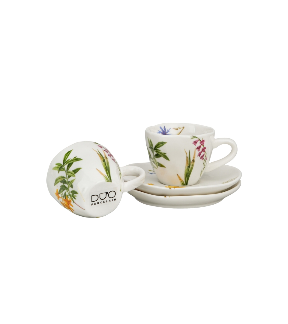 2 filiżanki espresso tender ze spodkami BARWY NATURY