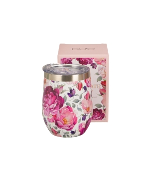 Kubek termiczny SPRING ROSES WHITE