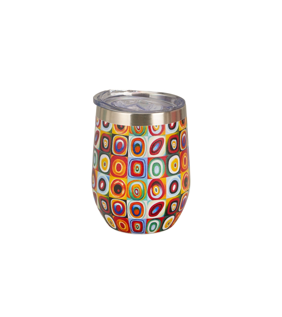 Kubek termiczny SQUARES WITH CIRCLES inspired by W. Kandinsky