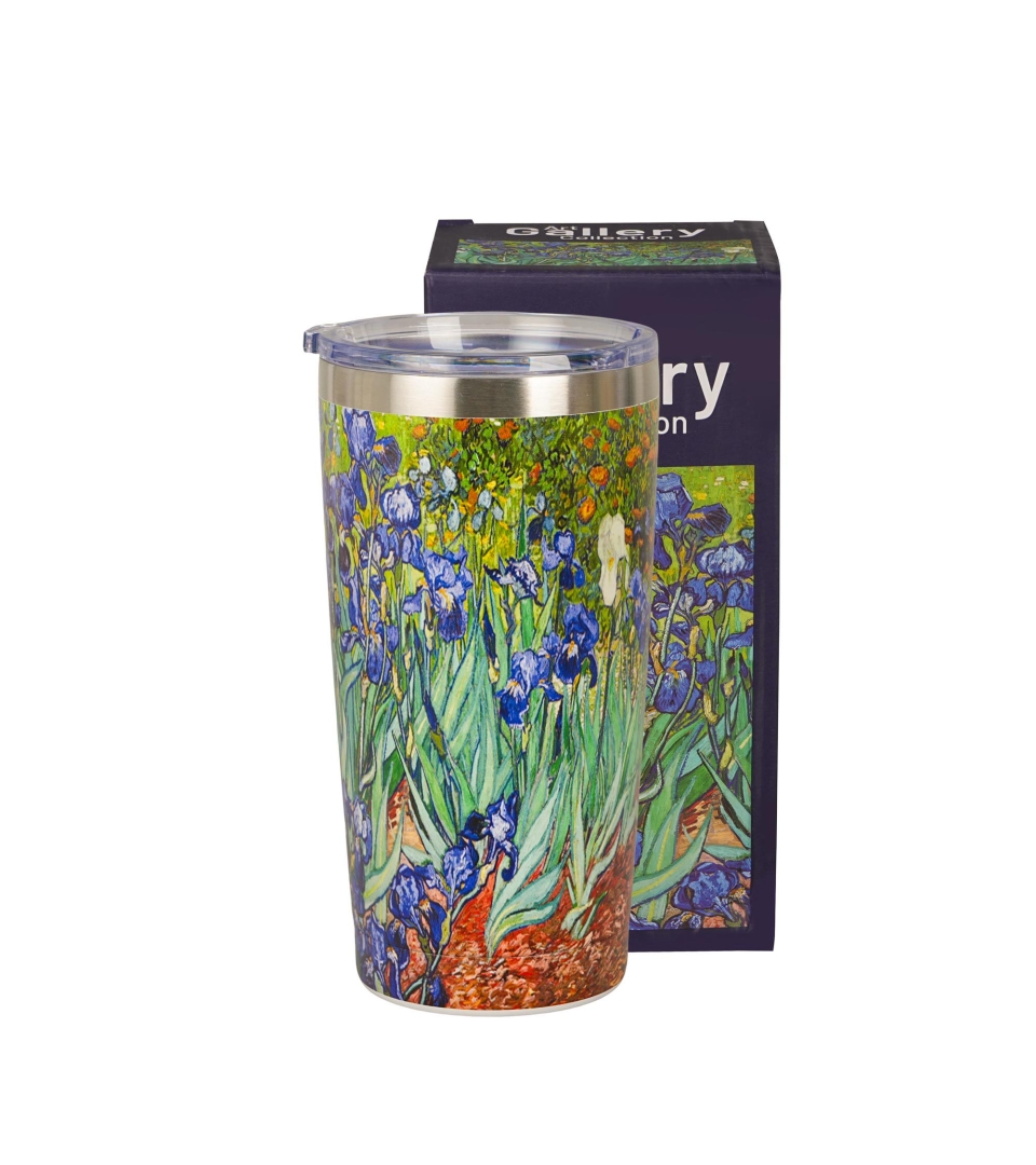 Kubek termiczny prosty IRISES inspired by Van Gogh