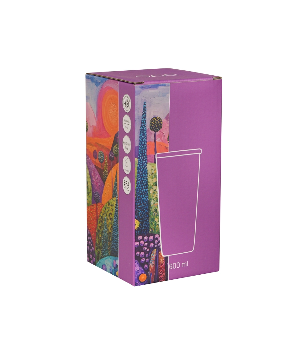 Kubek termiczny prosty MODERN BUBBLY HILLS