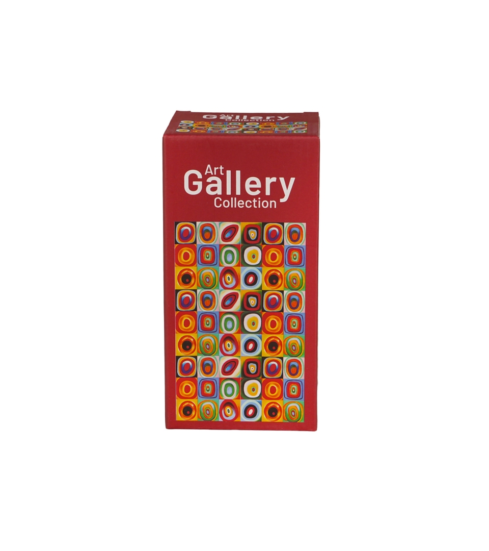 Kubek termiczny prosty SQUARES WITH CIRCLES inspired by W. Kandinsky