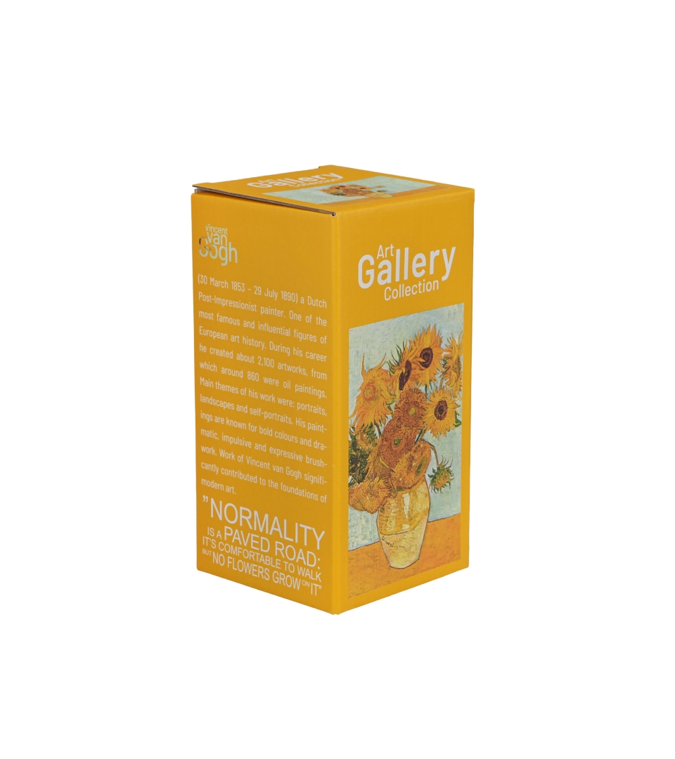 Kubek termiczny prosty SUNFLOWERS inspired by Van Gogh