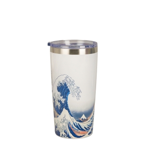 Kubek termiczny prosty THE GREAT WAVE inspired by K. Hokusai