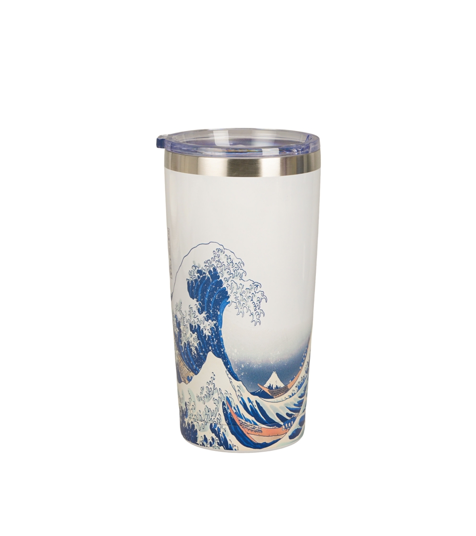 Kubek termiczny prosty THE GREAT WAVE inspired by K. Hokusai
