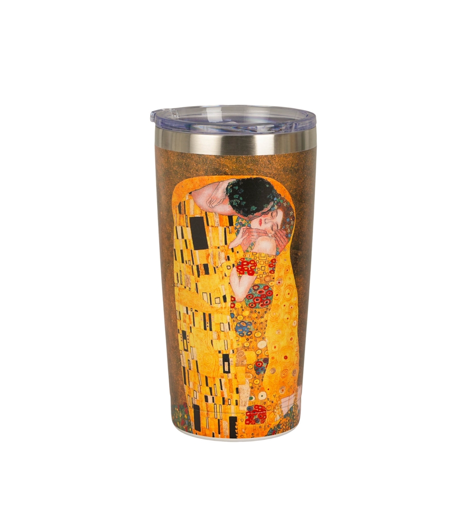 Kubek termiczny prosty THE KISS CLASSIC inspired by Klimt